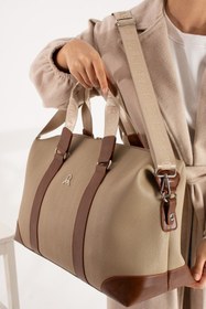 Resim Çanta Trend Unisex El Omuz Askılı Büyük Boy Çanta 