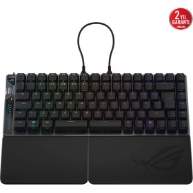 Resim Asus Rog Falcata Manyetik Hot-Swappable Swıtchler, 8k Wıreless Bağlantı, Rapıd Trıgger Modu, Kontrol Tekeri, Zone Mode, 4 Katmanlı Yalıtım ve Ayrılabilir Bilek Desteği Türkçe Oyuncu Klavyesi 