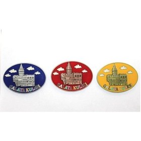 Resim Yöresel Galata Kulesi Magnet Model 5 Çok Renkli 