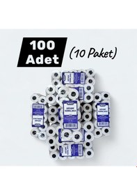 Resim Mas 56x16 Termal Rulo Yazar Kasa Pos Kağıdı 16 Metre 100 Adet 10 Paket 