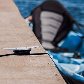 Resim 1 adet Tekne Bağlama Çengeli, Paslanmaz Çelik Yat Donanım Aksesuarları, Bağlantı Kablosu Civataları, Paslanmaz Çelik Koyun Boynuzları Paslanmaz Çelik Deniz Tekne Güverte Halat Çengeli, Rıhtım Çengeli, Tekne Aksesuarları 