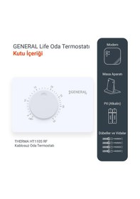 Resim Therma Ht110s Rf Kablosuz Oda Termostatı - Beyaz 