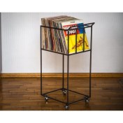 Resim Metal Organizer Sepet Dekoratif Plak Düzenleyici - Mat siyah 