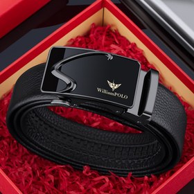 Resim Erkeklerin Oto Kancalı Gerçek Deri Kemerleri - Siyah, İş Kıyafeti Stili, Dayanıklı ve Şık, Günlük Kıyafet Aksesuarı|Zarif Siyah Kemer|Oto Kancalı Kemer, Erkekler İçin Yüksek Kaliteli Kemer, Erkek Kemer, Kemer Erkekler İçin 