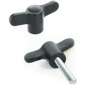 Resim PTC2701250 PLASTİK KELEBEK TUTAMAK CİVATALI ÇAP:70 M12X50 EMES 