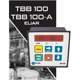 Resim Eliar Tbb100-mc ,96x96mm 220vac Pt100 Kontak-3a Adım Isı Kontrol 