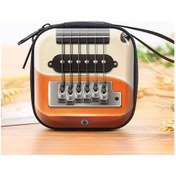 Resim 10 Adet Bozuk Para Cüzdanı Retro Oyuncak Çanta Guitar Çok Renkli 
