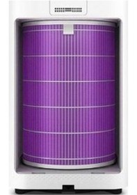 Resim Air Purifier Aktif Karbonlu Mor Hepa Filtre 