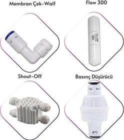 Resim Su Arıtma Cihazı Yedek Parça Seti 4'Lü 