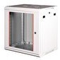 Resim Lande 12U 19" 600x600 MM Duvar Tipi Rack Kabinet - Açık Gri 