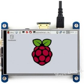 Resim Waveshare 4 Inch HDMI Rezistif Dokunmatik IPS LCD Ekran - 800×480 