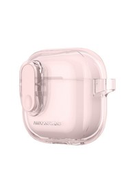 Resim Apple Uyumlu AirPods 4 Kılıf Amazingthing Magnetik Kilit Tasarımlı Minimal Serisi Kılıf Pembe 