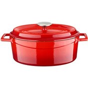 Resim Lava Döküm Edition Serisi Ölçü 25x31 CM Kırmızı Oval Tencere LV O TC 31 EDT K2 R 