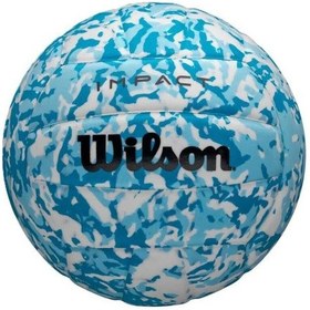 Resim Wilson Impact Gen Green Vb Blue/white Of Voleybol Topu Wv2000801xbof Sarı - Mavi 