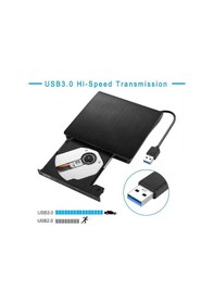 Resim Harici USB 3.0 DVD - RW Writer CD DVD Yazıcı Okuyucu Optik Sürücü 