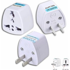 Resim Derwell Ingiltere Abd Fiş Adaptörü 2 Pinli Amerikan Avrupa Seyahat Güç Adaptörü Dönüştürücü Elektrik Prizi Beyaz 
