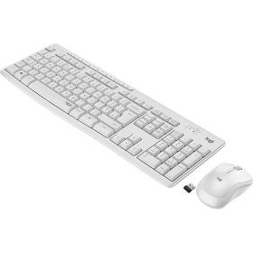 Resim Marmara Qumasch Logıtech MK295 Beyaz, 920-010089, Kablosuz, Türkçe Q, Klavye Mouse Set 
