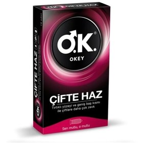 Resim Okey Çifte Haz Prezervatif 10 adet 