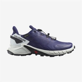 Resim Salomon Supercross 4 GTX Kadın Koşu Ayakkabısı Mavi 
