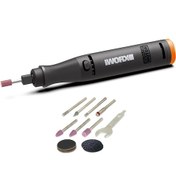 Resim Worx Wx739.9 Makerx 20volt Kömürsüz Profesyonel Gravür Makinesi + 19 Aksesuar Akü Dahil Değildir 