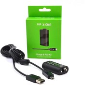 Resim Xbox One Play & Charge Kit Gamepad Batarya Şarj 