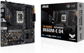 Resim Asus Tuf Gaming B660M-E D4 Intel LGA1700 DDR4 