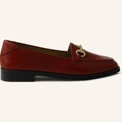 Resim Marcatelli Bordo 46 Hakiki Deri Loafer 