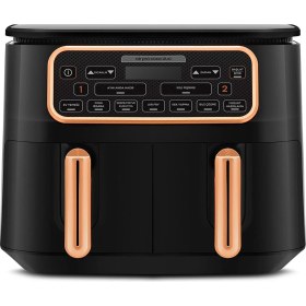 Resim Karaca Air Pro Cook Duo Copper Ev Yemeği Xxxl 4+4 Litre Airfryer Copper 8 Kişilik 