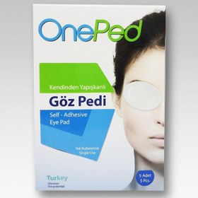 Resim One Ped Kendinden Yapışkanlı Steril Göz Pedi 5'li 