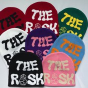 Resim Unisex Y2K Hip Hop Bere - Esnek Örgü Bere Şapkası, Cesur THE ROCK Grafikli, Katlanabilir Kış Şapkası, Erkekler ve Kadınlar İçin, Sıcak ve Soğuk Hava Şapkası, Kırmızı, Yeşil, Sarı, Pembe, Siyah, Beyaz - Konserler, Festivaller, Günlük Sokak Giyiminde Mükemmel - Kolay Bakım, Festival Başlığı, Funky Tasarım, Rahat Uygunluk, Moda Başlığı, Müzik Severler 