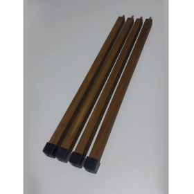 Resim Joyfull Turtle Çam Kamp Masa Ayak Takımı 8 Metrik Uyumlu - 60 cm - 4 Adet 