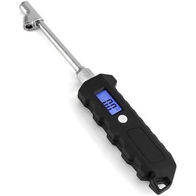 Resim Hightower 1 Adet Siyah Dijital Lastik Basınç Ölçer Çok Fonksiyonlu Lcd Ekranlı Araç Motoru Aksesuarı 