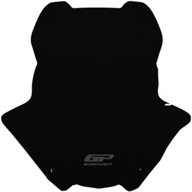 Resim GP KOMPOZİT Gp Kompozit Yamaha Mt-07 2014-2017 Uyumlu Kısa Ön Cam Siyah 38 Cm 