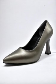 Resim MASSİMA Massima 9532 Platin Stiletto Ayakkabı 