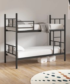 Resim Defne Metal Ranza - 90x190 / Siyah 