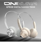 Resim Vkemall Onıkuma Gt820 Kablosuz Kulaklık: Hafif, Gürültü Önleyici, 32mm Sürücü, 65 Saat Pil Ömrü, Bluetooth 5.4, Bej Renk 
