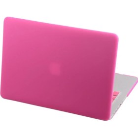 Resim Arabulalaca Apple MACBOOK Air 11.6 A1465 A1370 Hardcase Kapak Kılıf - Şeker Pembe 