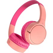 Resim GK Creative Soundform Çocuklar Için Dahili Mikrofonlu Kablosuz Kulak Üstü Kulaklık, Çevrimiçi Öğrenme, Okul ve Seyahat Için Iphone, Ipad, Galaxy ve Diğer Cihazlarla Uyumlu - Pembe 