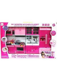 Resim Mutfak Seti 4 Lü Tüm Kapakları Açılır Kapanır 