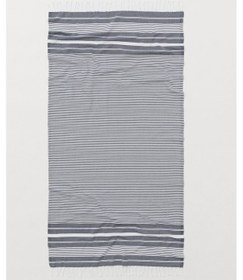 Resim Mulberry Maryon Pamuk Banyo Havlusu Peştemal Siyah 