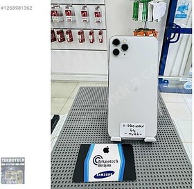 Resim Apple iPhone 11 Pro Max İkinci El TR | 64 GB | Gümüş 