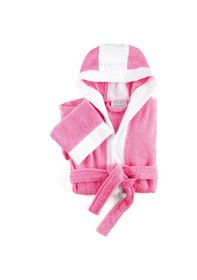 Resim Soley Pueri %100 Pamuklu Unisex Çocuk Bornozu Pembe 