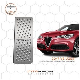 Resim Alfaromeo Stelvio Krom Ayak Dinlendirme Pedalı - 2017 Ve Üzeri 