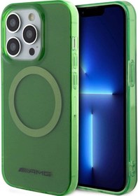 Resim Iphone Uyumlu 15 Pro Max Kılıf Amg Lisanslı Magsafe Şarj Özellikli Transparan Kapak 