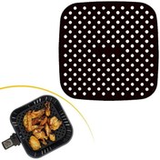 Resim Buffer Silikon Fırın & Airfryer Kare Pişirme Matı 21.5 Cm 