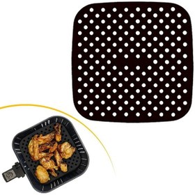 Resim Buffer Silikon Fırın & Airfryer Kare Pişirme Matı 21.5 Cm 