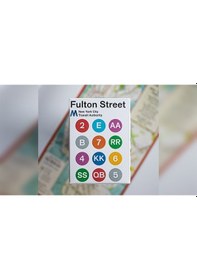 Resim Bicycle Fulton Street Mta White Edition Premium Oyun Kağıdı İskambil Kartları Destesi 
