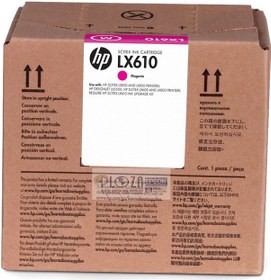 Resim Hp Cn671A Lx610 Kırmızı Lateks Mürekkep Kartuşu L65500 / Lx850 