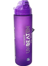 Resim Unbeaten Tritan Desenli Pipetli Matara 630cc Mor 