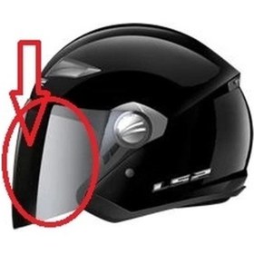 Resim Ls2 Track Kask Camı Siyah Çok Renkli 